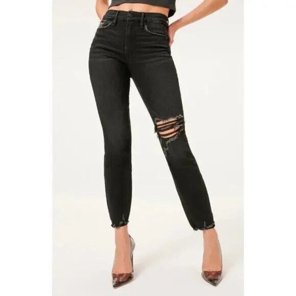 Good American Jeans 8/29 NWT Good Legs Distressed NWT $149 - Picture 1 of 8